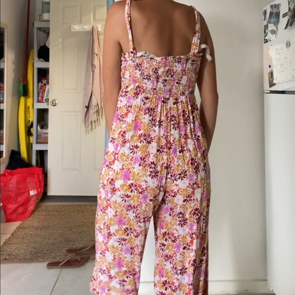 Scrunched wide leg floral jumper - Picture 3 of 9